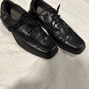 GEORGE Comfort Start KEV Men's Black Lace Up Oxford Dress Shoes Size 10